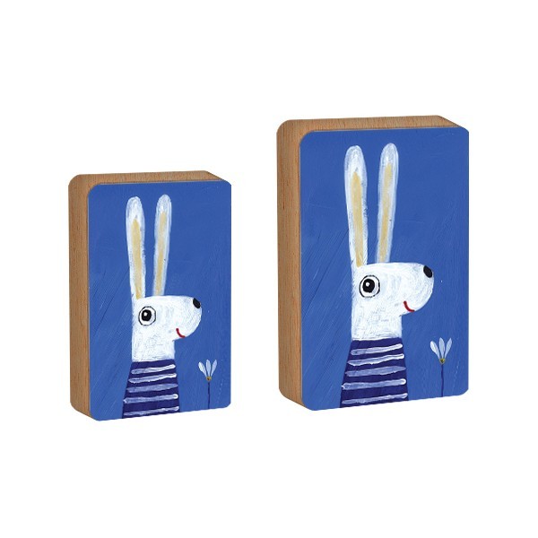 Rabb Επιτραπέζιο Πασχαλινό Διακοσμητικό Με Λαγουδάκι 11x15cm