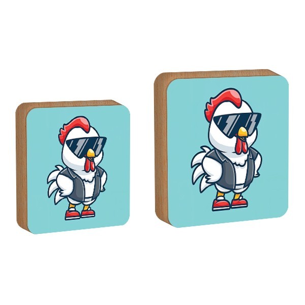 CoCo Επιτραπέζιο Πασχαλινό Διακοσμητικό Με Κόκορα 11x11cm