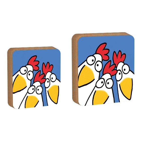 Chicks Επιτραπέζιο Πασχαλινό Διακοσμητικό Με Κοτούλες 14x14cm