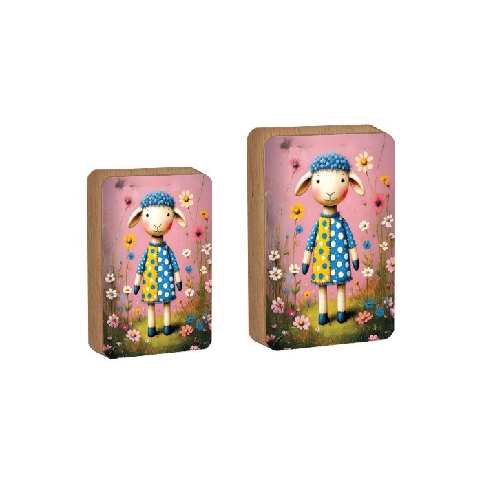 Kid Sheep Επιτραπέζιο Πασχαλινό Διακοσμητικό Με Προβατάκι