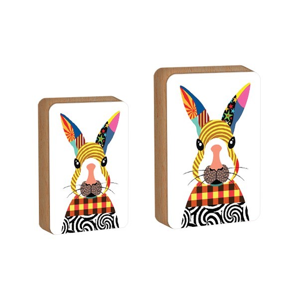 Easter Bunny Επιτραπέζιο Πασχαλινό Διακοσμητικό Με Λαγό 9x12cm