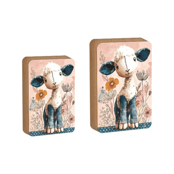 Happy Sheep Επιτραπέζιο Πασχαλινό Διακοσμητικό 9x12cm