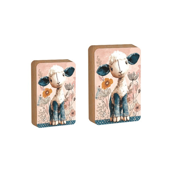 Happy Sheep Επιτραπέζιο Πασχαλινό Διακοσμητικό