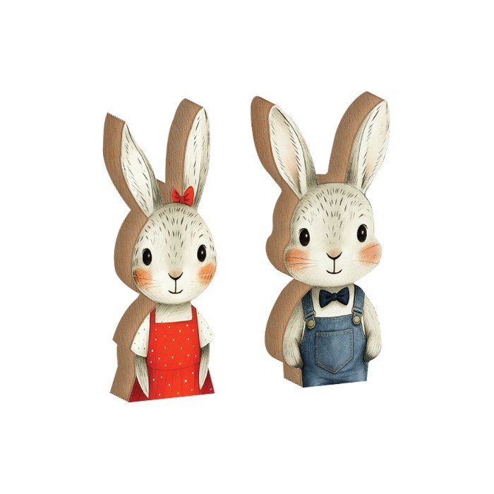 Bunny Kids Επιτραπέζιο Πασχαλινό Διακοσμητικό