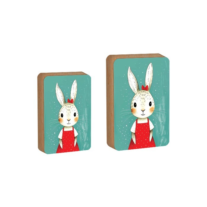 Rabbit Girl Επιτραπέζιο Πασχαλινό Διακοσμητικό