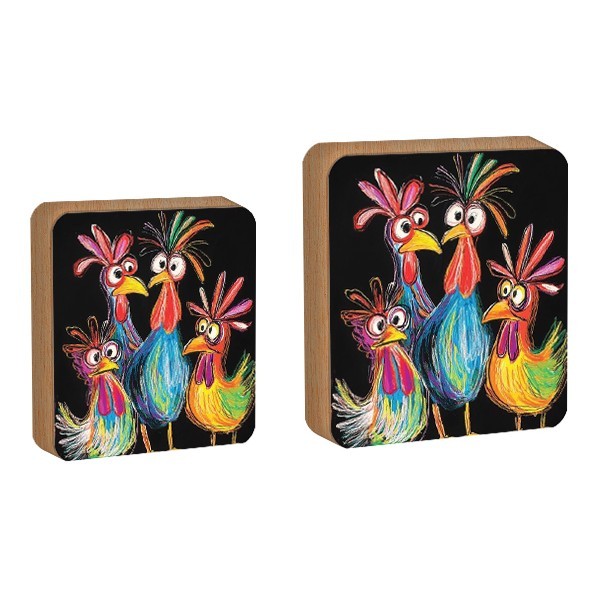 Chicken Friends Επιτραπέζιο Πασχαλινό Διακοσμητικό