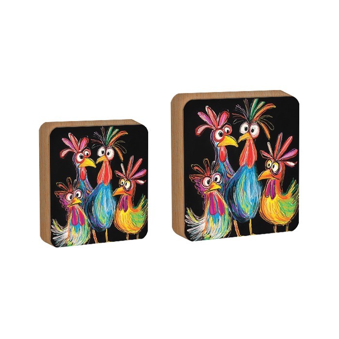 Chicken Friends Επιτραπέζιο Πασχαλινό Διακοσμητικό