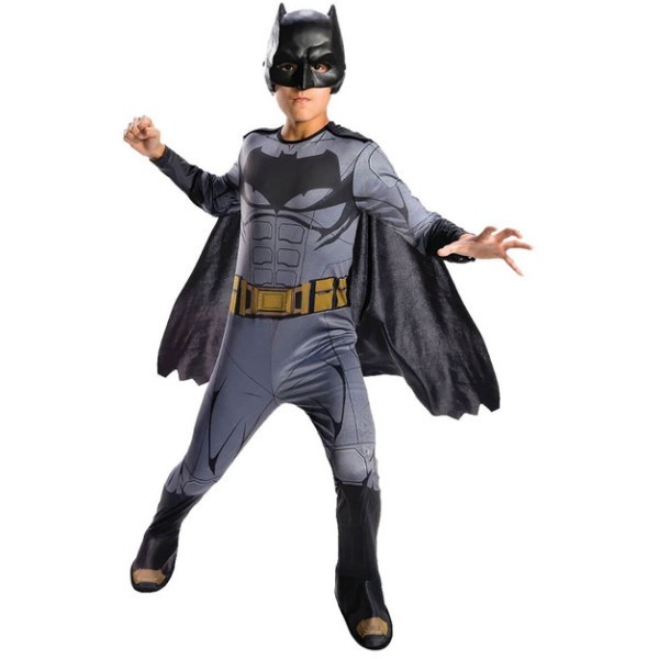 Batman Με Μπέρτα Και Μάσκα Παιδική Στολή Γκρι