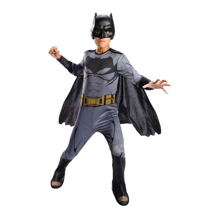 Batman Με Μπέρτα Και Μάσκα Παιδική Στολή Γκρι