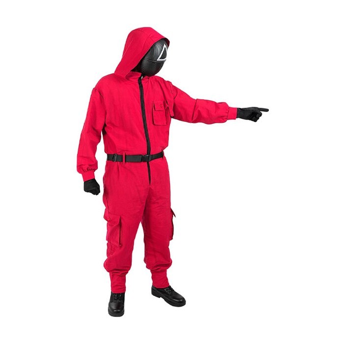 Squid Game Κόκκινη Ολόσωμη Παιδική Στολή