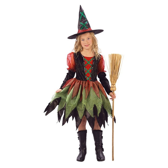 Fairy-Witch Φόρεμα Καπέλο Παιδική Στολή 
