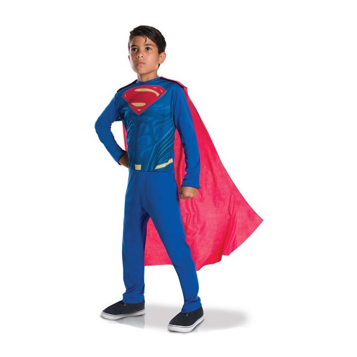 Superman Ολόσωμη Παιδική Στολή Με Μπέρτα 