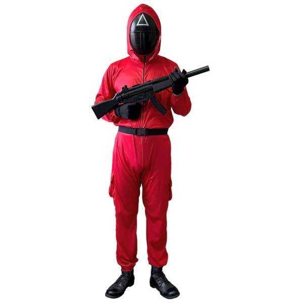 Squid Game Κόκκινη Ολόσωμη Παιδική Στολή