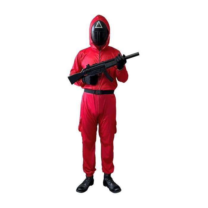 Squid Game Κόκκινη Ολόσωμη Παιδική Στολή