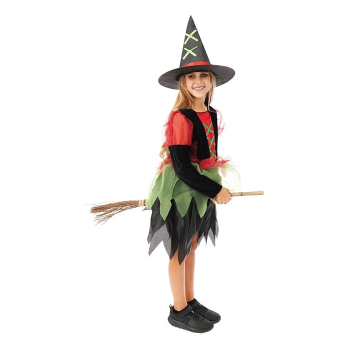 Fairy-Witch Φόρεμα Καπέλο Παιδική Στολή 
