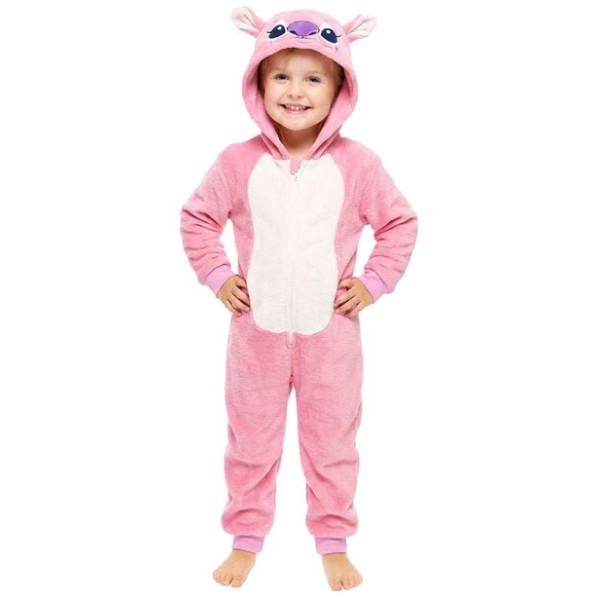 Stitch Angel Kigu Ολόσωμη Στολή Μπεμπέ Ροζ 