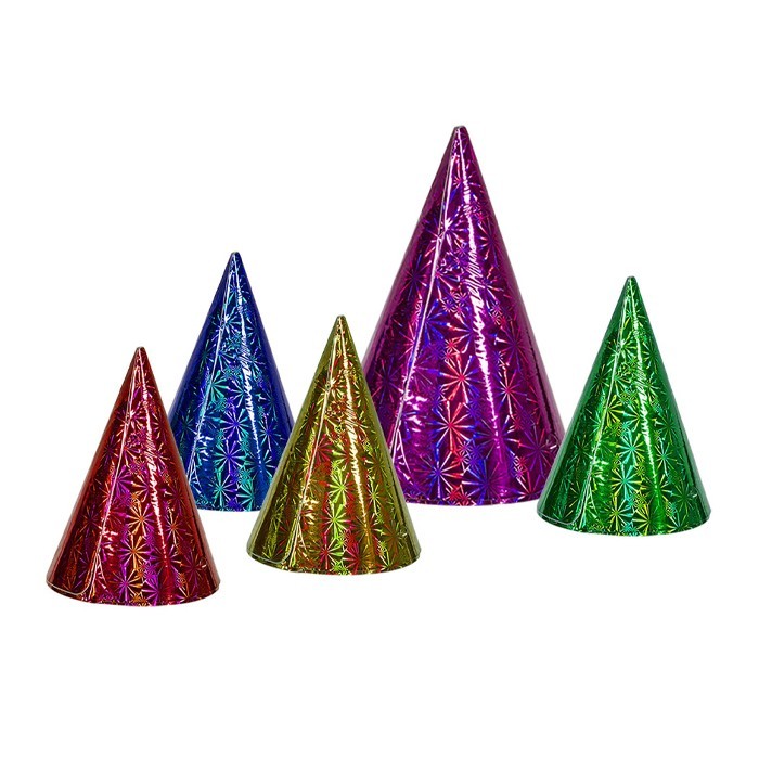 Glow Hat Χάρτινο Καπέλο Κώνος Πάρτι 20cm