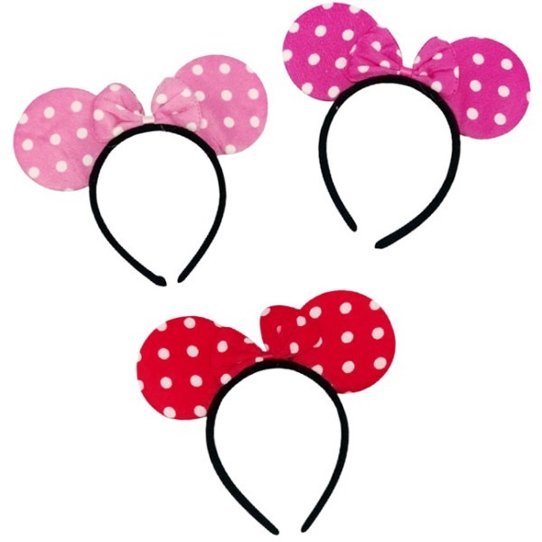 Mini Bow Στέκα Μαλλιών 22x18cm Φούξια