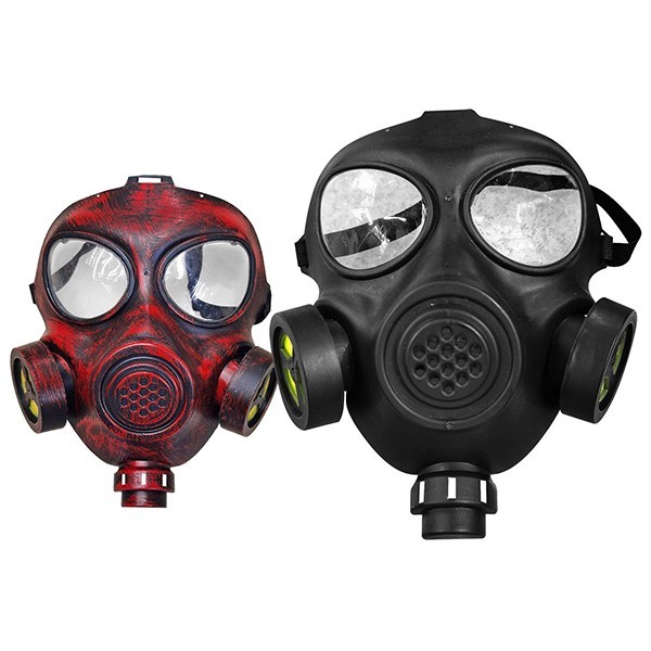 Gas Μάσκα Με Λάστιχο Μαύρη