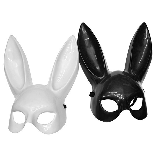 Rabbit Mask Πλαστική Μάσκα Ματιών Μαύρη