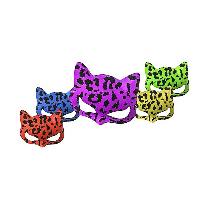 Cat Mask Με Animal Print Σχέδιο 17,5x13cm