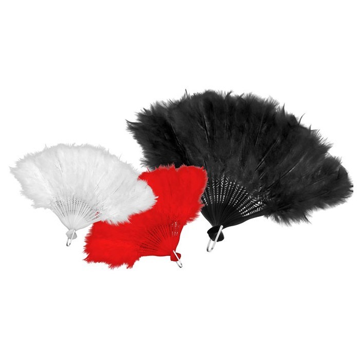 Feather Fan Βεντάλια Με Φτερά 24cm