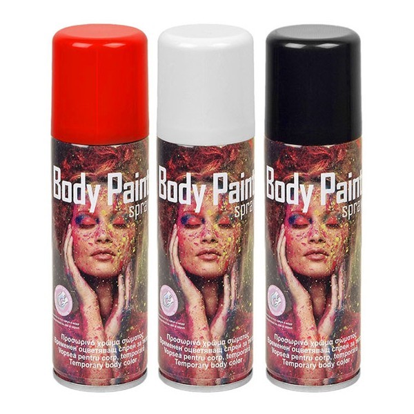 Body Paint Σπρέι Χρώμα Σώματος 125ml Άσπρο