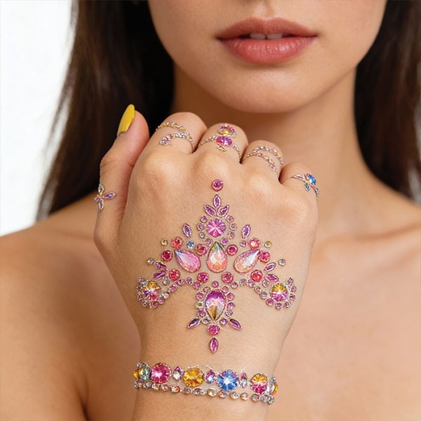 Gems Αυτοκόλλητα Χεριών 20x12cm Μπλε