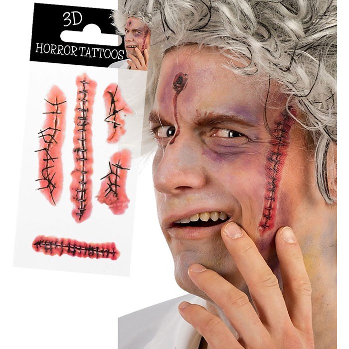 Scar Tattoo Τρομακτικό Με Αίμα Και Τραύματα 