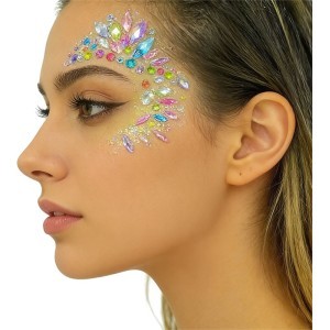 Face Diamonds Αυτοκόλλητα Προσώπου και Νυχιών 17x17cm