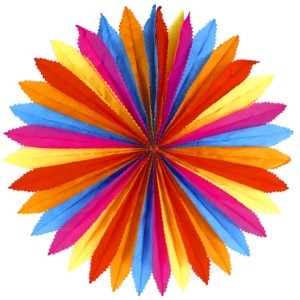 Colored Sun Αποκριάτικο Διακοσμητικό