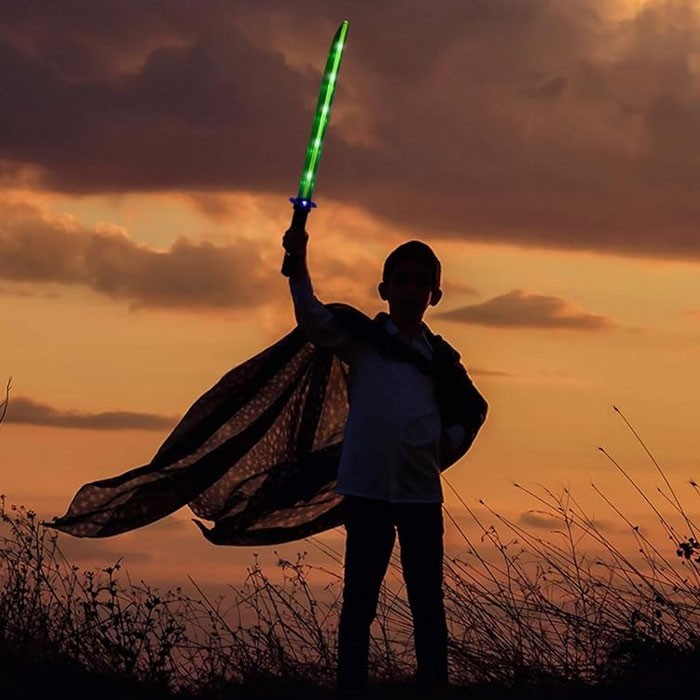 Ninja Sward Led Αποκριάτικο Σπαθί Με Μπαταρίες Και Ήχο 66cm