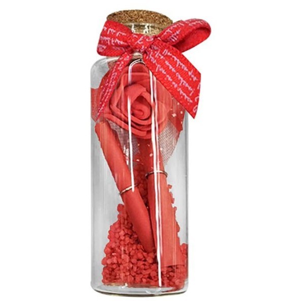 Love Rose Jar Γυάλινο Μπουκαλάκι