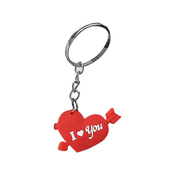 Μπρελόκ Καρδιά Λαστιχένιο 5cm