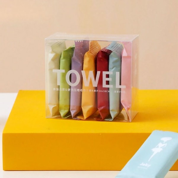 Towel Συμπιεσμένες Πετσέτες μιας Χρήσης Σετ 7 Τεμαχίων