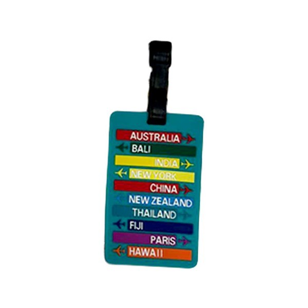 Personal Ετικέτα για Βαλίτσες Destination Φούξια