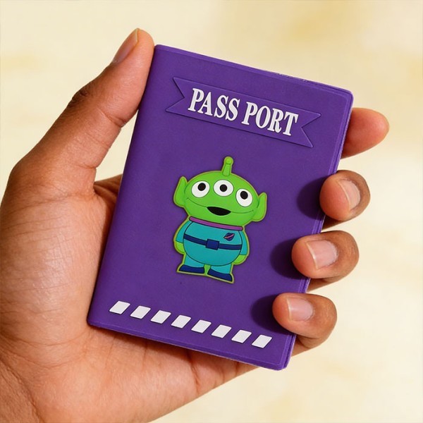 Cute Traveler Θήκη Για Διαβατήριο Alien Κόκκινο