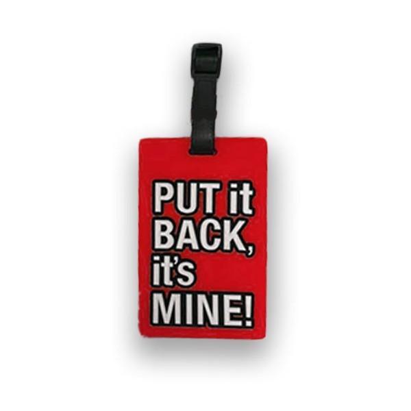 Put It Back It's Mine Ετικέτα για Βαλίτσες Μπλε