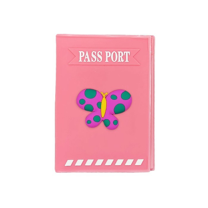 Cute Traveler Θήκη Για Διαβατήριο Πεταλούδα