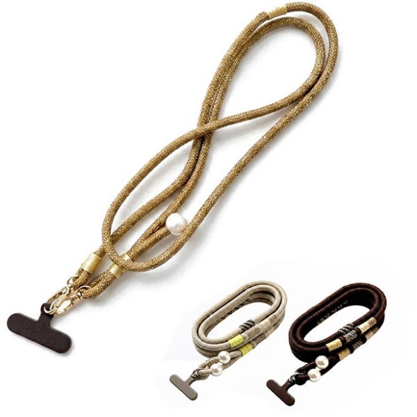 Long Cord Μακρύ Λουράκι Για Κινητό Γκρι