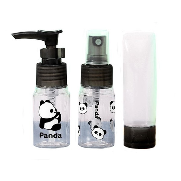 Little Panda Σετ Μπουκαλιών Για Ταξίδια Με Πάντα