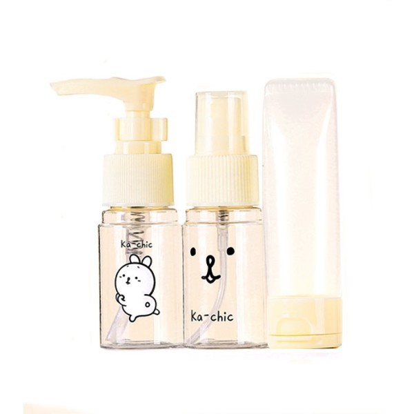 Little Rabbit Σετ Μπουκαλιών Για Ταξίδια Με Κουνελάκι