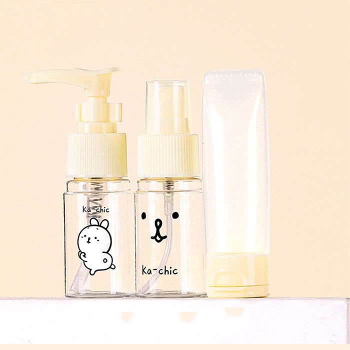 Little Rabbit Σετ Μπουκαλιών Για Ταξίδια Με Κουνελάκι