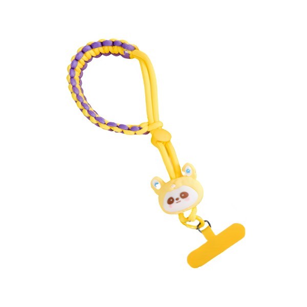 Little Bunny Μπρελόκ Τηλεφώνου Με Πλεκτό Λουράκι Λαγουδάκι