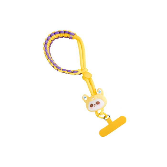 Little Bunny Μπρελόκ Τηλεφώνου Με Πλεκτό Λουράκι Λαγουδάκι