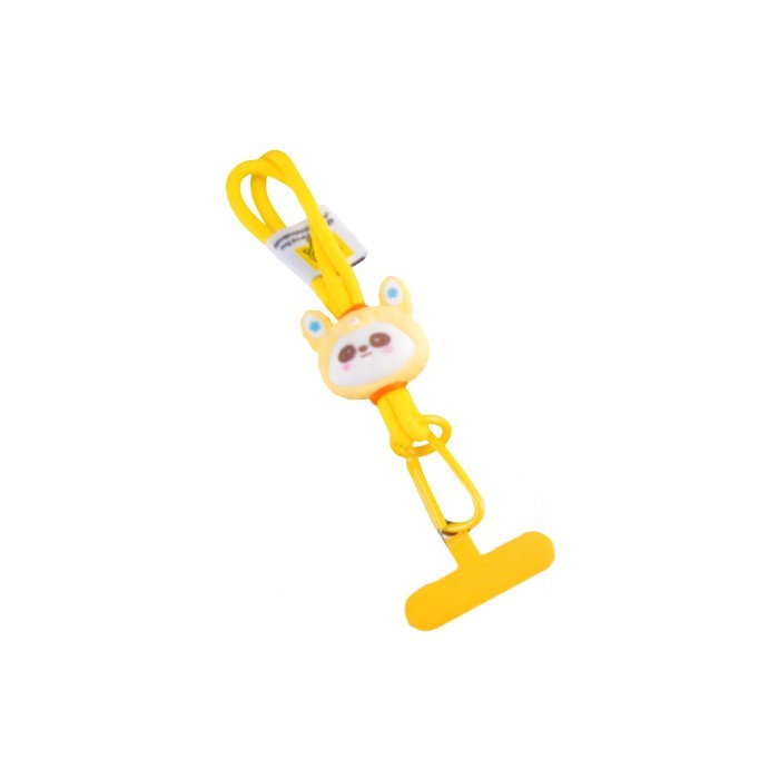 Flower Bunny Μπρελόκ Τηλεφώνου Με Λουράκι Λαγουδάκι