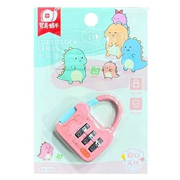 DinoLock Λουκέτο Συνδιασμού Με Δεινόσαυρο