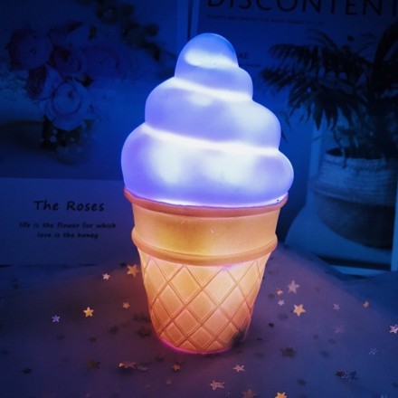 Ice Cream Επιτραπέζιο Φωτιστικό Νύχτας 8x15cm