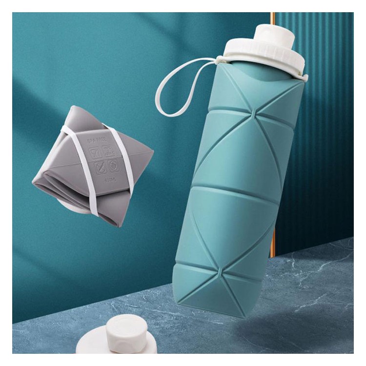 Παιδικά Facile Πτυσσόμενο Μπουκάλι Νερού 600ml 7x24,5cm