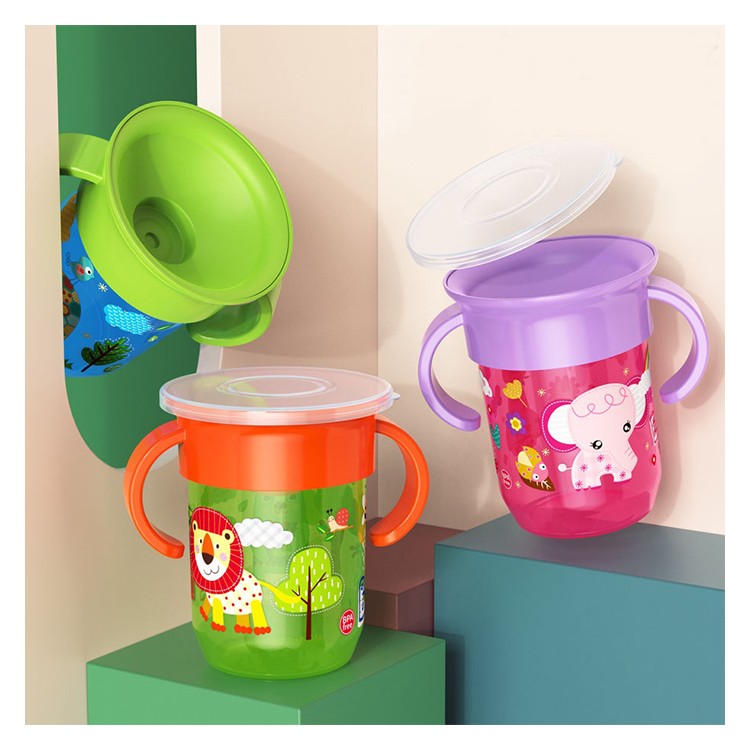 Παιδικά Rotin Παιδικό Ποτήρι Εκπαίδευσης 360° 260ml